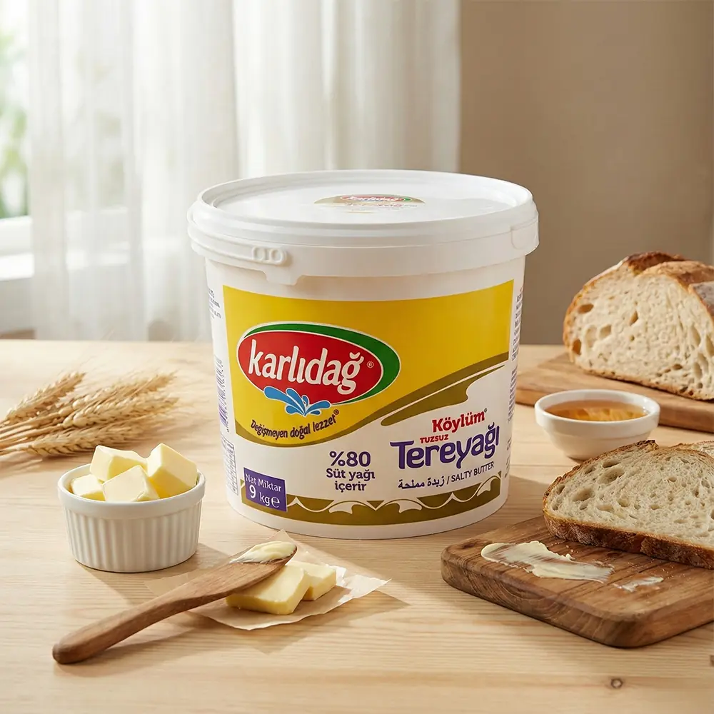 Karlıdağ Köylüm Tuzsuz Tereyağı 9 kg