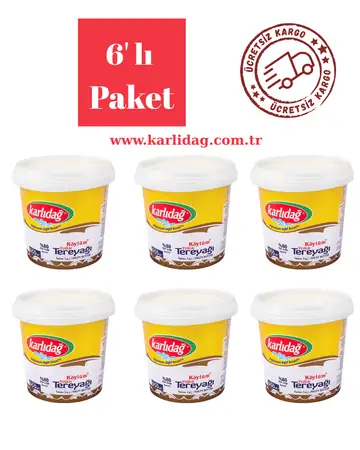 Karlıdağ Köylüm Tuzlu Tereyağı 950 gr 6'lı Paket