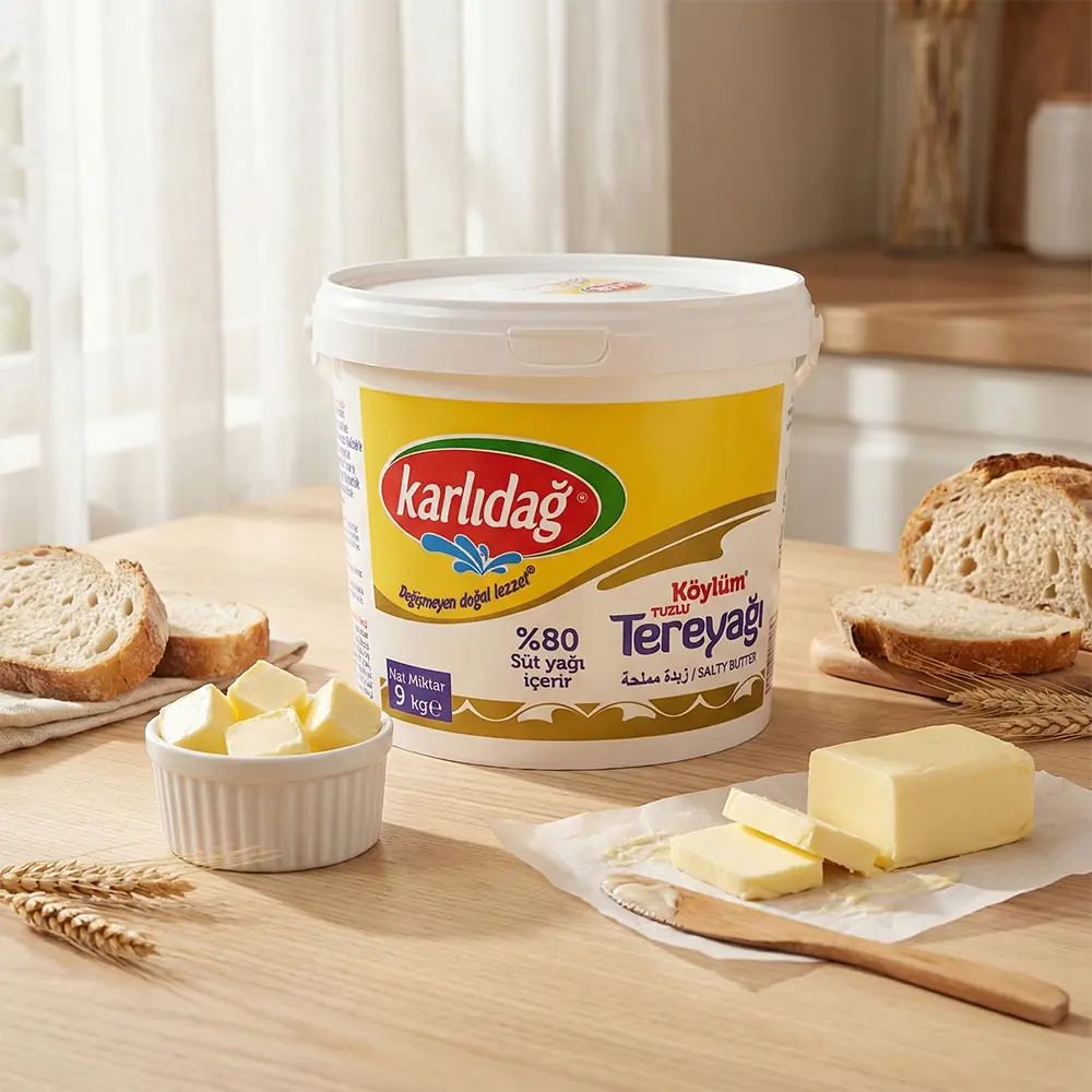 Karlıdağ Köylüm Tuzlu Tereyağı 9 kg