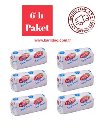 Karlıdağ Tuzsuz Rulo Tereyağı 1 Kg 6'lı Paket