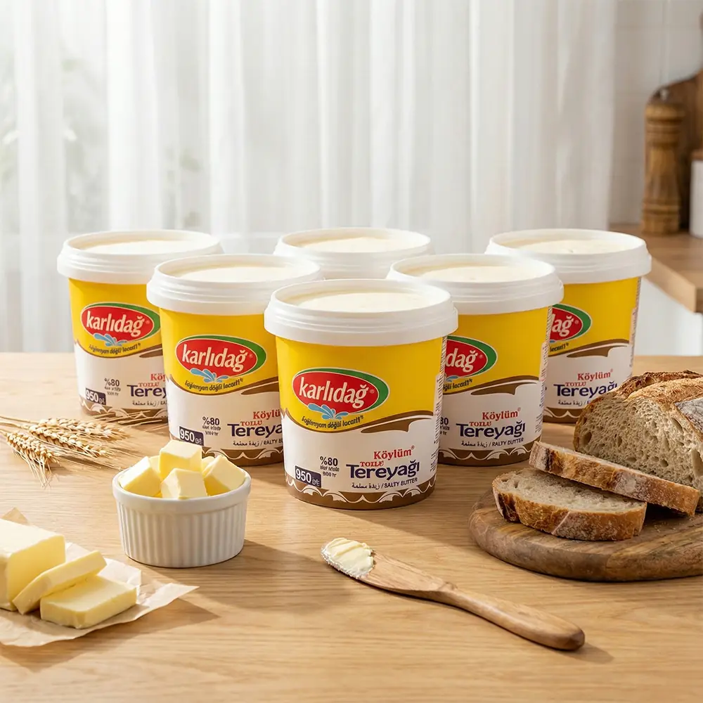 Karlıdağ Köylüm Tuzlu Tereyağı 950 gr 6'lı Paket 