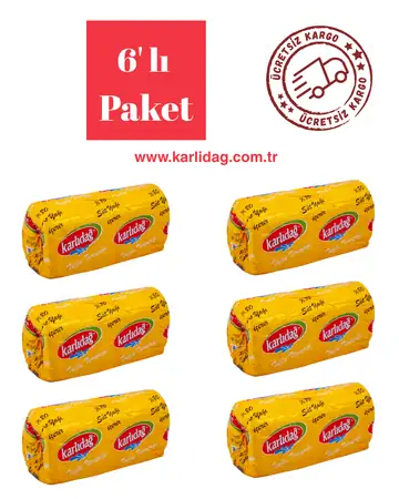 Karlıdağ Tuzlu Rulo Tereyağı 1 Kg 6'lı Paket