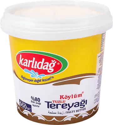 Karlıdağ Köylüm Tuzlu Tereyağı 950 gr