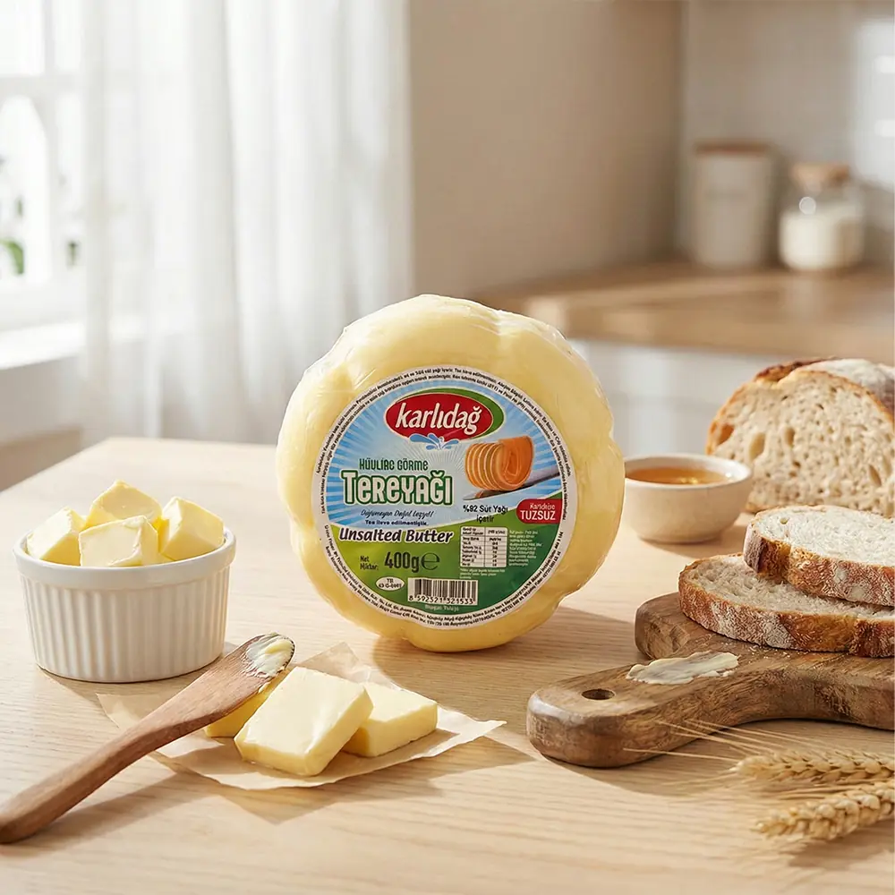 Karlıdağ Papatya Tereyağı Tuzsuz 400 gr