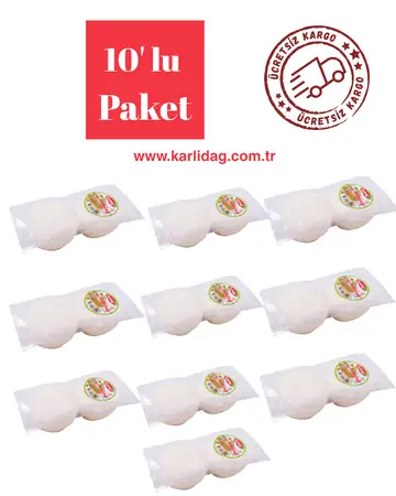 Karlıdağ Yayık Pastörize  Tereyağı 500 gr 10'lu Paket 5 Kg 